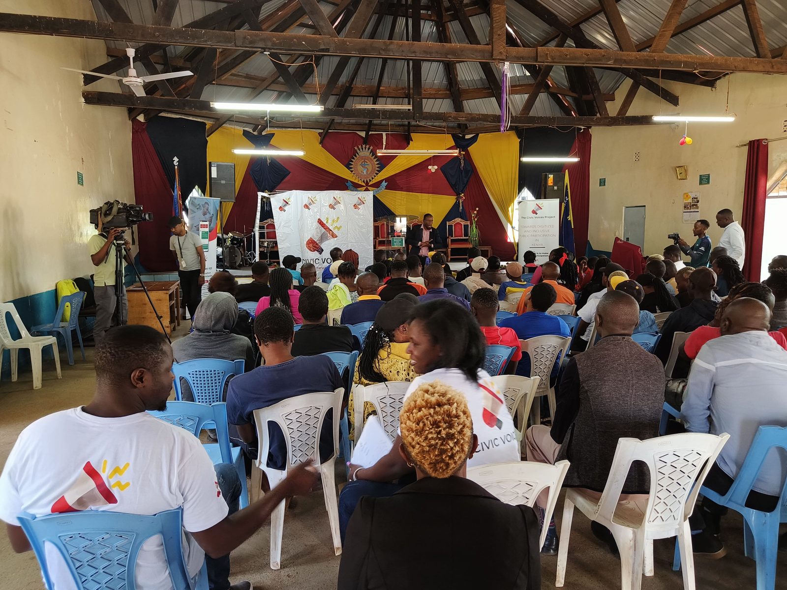 Residents gathered at a Civic Voices community forum